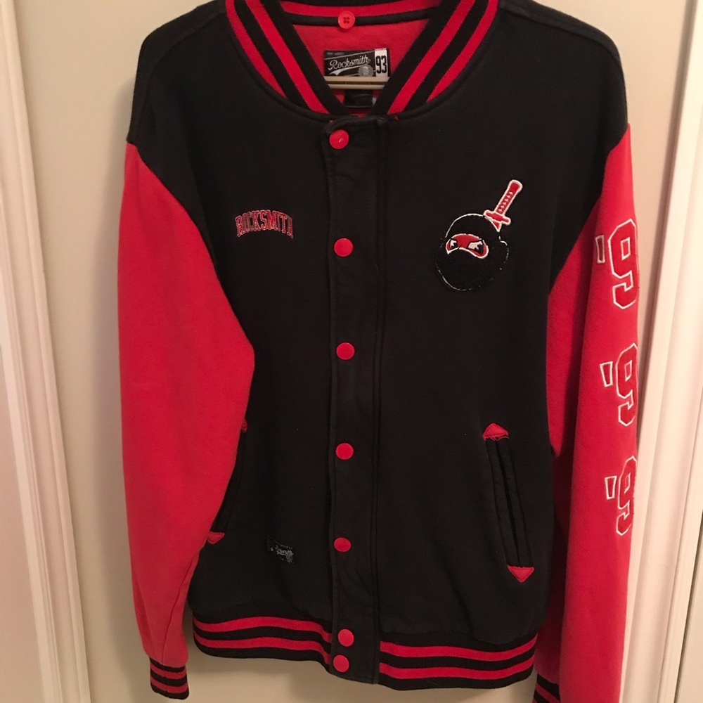 Rocksmith youth letterman jacket